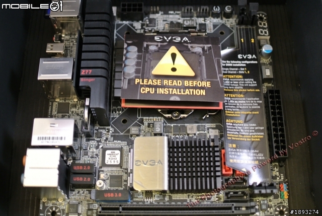 雙潮來襲 EVGA Z77 Stinger ITX + EVGA GTX 660 Superclocked