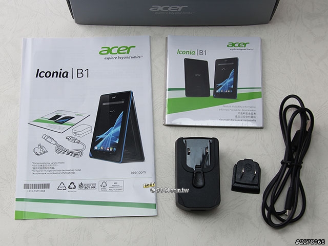 Acer Iconia B1-A71 比較 MSI Enjoy 71