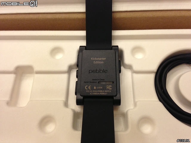 (更新:有第三方韌體支援中文) 和iPhone最速配的智慧型手錶「Pebble」 開箱文