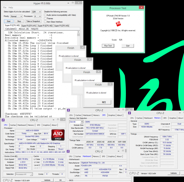 AMD A10-5800K搭配GIGABYTE F2A85X-UP4高階FM2超頻分享