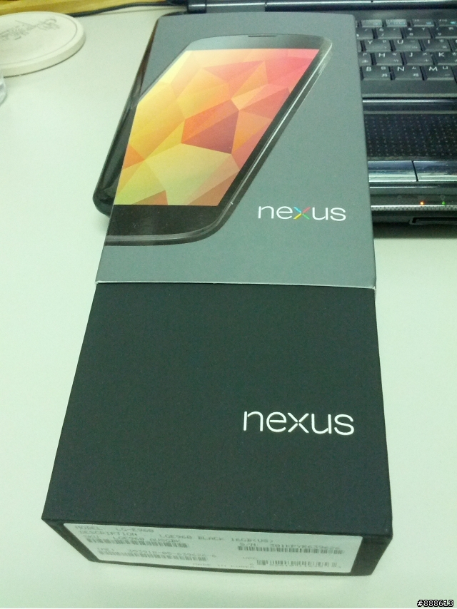 (更新關稅計算)等待快一個月的Google Nexus4到手之第一次開箱文~~~~~(含購買經驗分享)