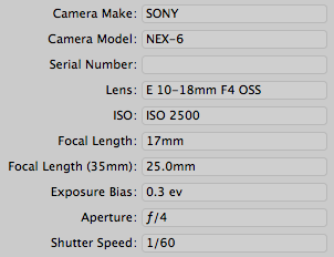 NEX-6 + SEL1018/f4 = RAW檔不堪用?