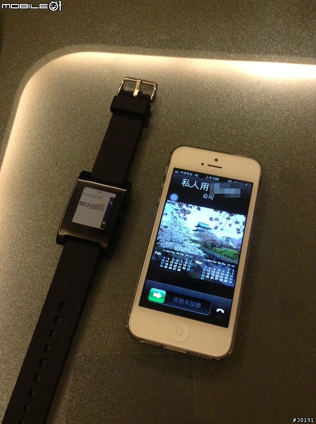 (更新:有第三方韌體支援中文) 和iPhone最速配的智慧型手錶「Pebble」 開箱文