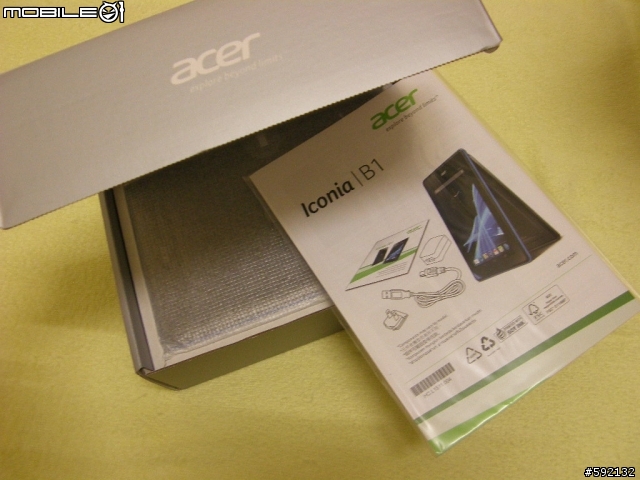 acer lconia B1 平版電腦 簡單開箱文