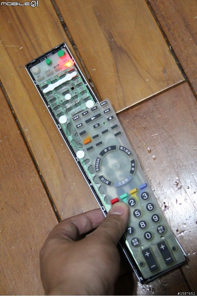 RM-CD004 遙控器 按鍵故障 拆解