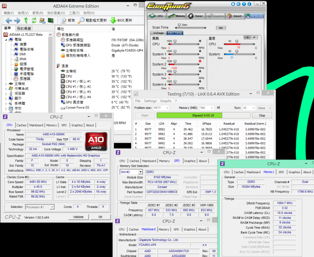 AMD A10-5800K搭配GIGABYTE F2A85X-UP4高階FM2超頻分享