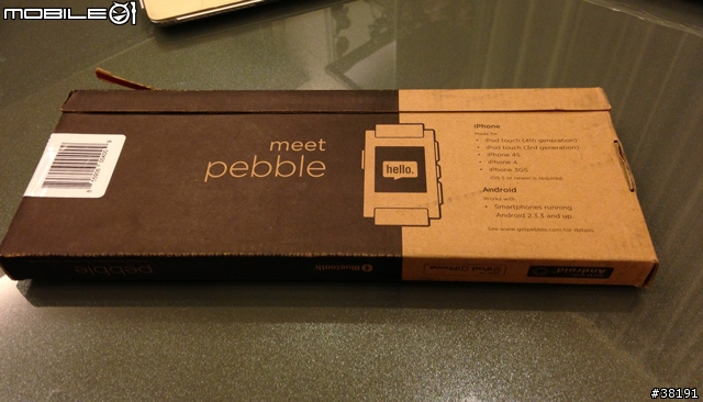 (更新:有第三方韌體支援中文) 和iPhone最速配的智慧型手錶「Pebble」 開箱文