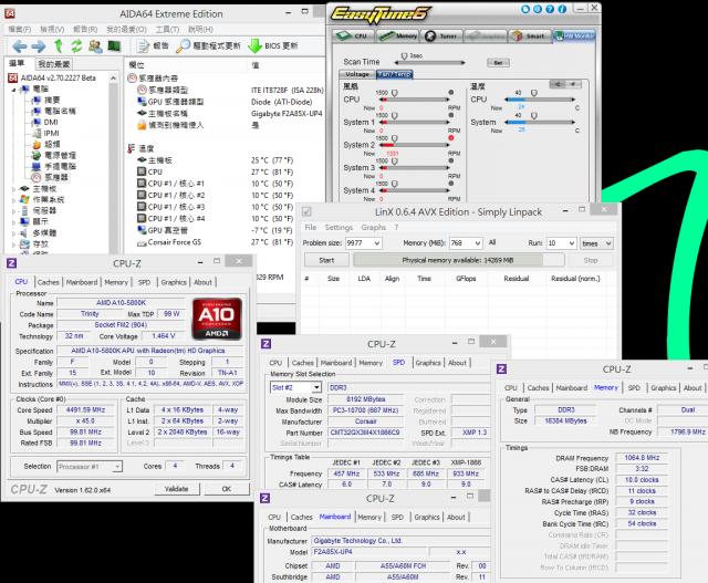 AMD A10-5800K搭配GIGABYTE F2A85X-UP4高階FM2超頻分享