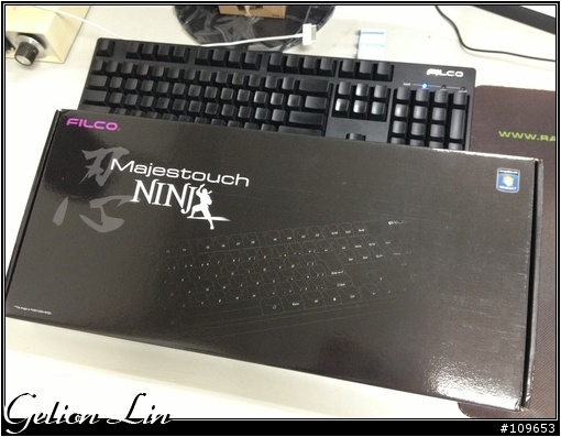 Filco Majestouch Ninja 茶軸 + PBT無刻印鍵帽 開箱!