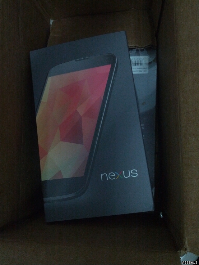 (更新關稅計算)等待快一個月的Google Nexus4到手之第一次開箱文~~~~~(含購買經驗分享)