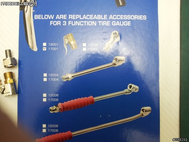 <分享>MADA 17001-1 三用胎壓表;MADA17003壓式兩用打氣頭