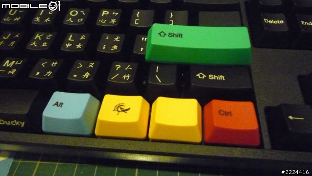 Ducky PBT 熱昇華RGBY鍵帽組