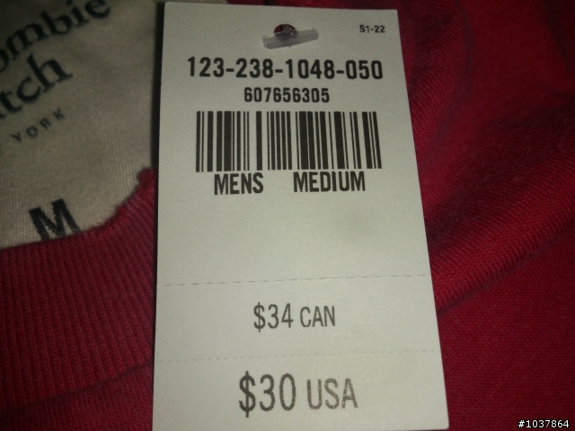 請教這幾件A&F 是否為正品 (圖多)