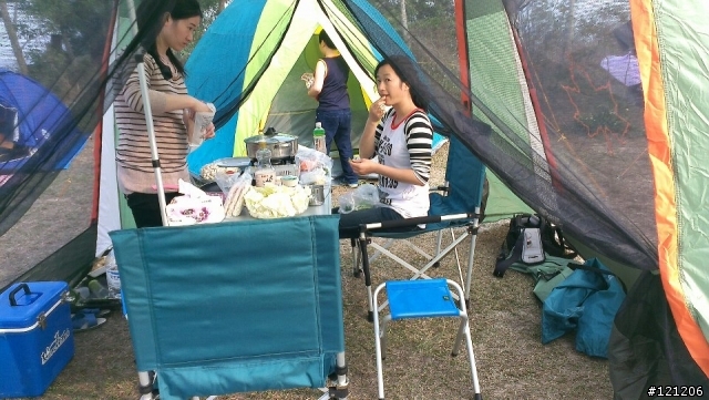 自製露營活動置物架