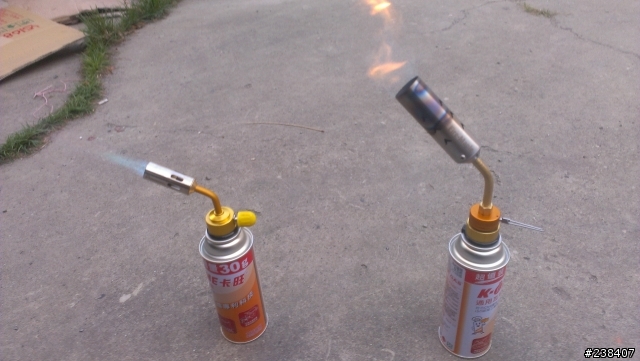 火楓噴火槍跟野樂噴火槍~~火力測試~~