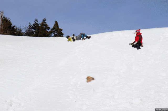 最高露天本澤溫泉、殘念硫磺岳、雪攀初體驗
