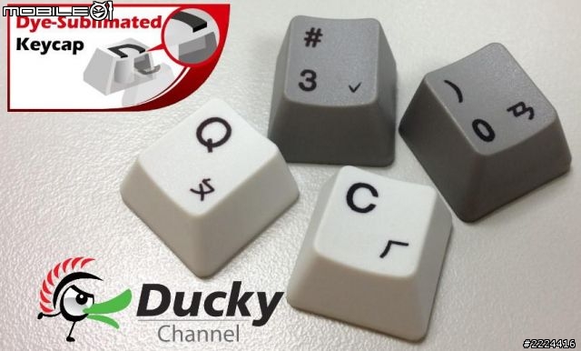 Ducky PBT 熱昇華RGBY鍵帽組