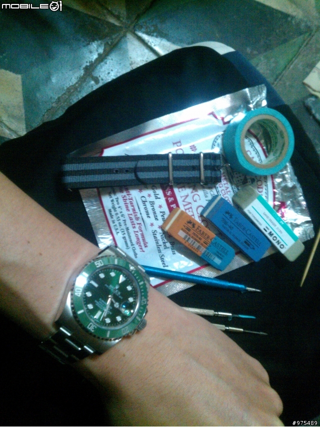 "ROLEX拆換錶帶及拋光拉絲處理"歡迎DIY同好入內分享交流!! 圖多慎入!!
