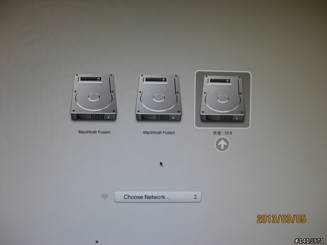讓內建或自組 Fusion Drive 的 Mac, 恢復-10.8 出現在開機選單中