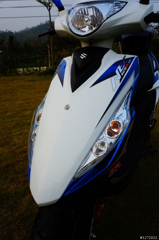 SUZUKI NEX GSR 125 藍白超越版 自HIGH小開箱