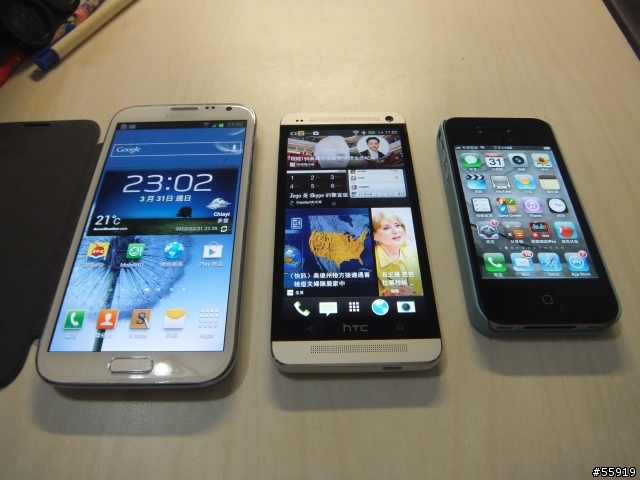 絕美逸品 New HTC One 開箱 (及new HTC One、iPhone 4S、Samsung note2 個人使用心得的比較)