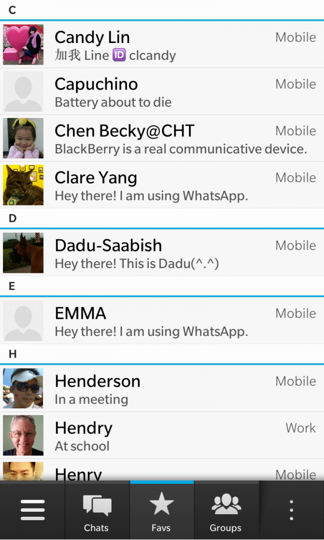 算新聞也算分享Whatapp For BlakcBerry 10