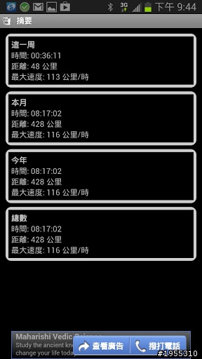 Android應用程式 - GPS HUD (抬頭顯示) 車速表