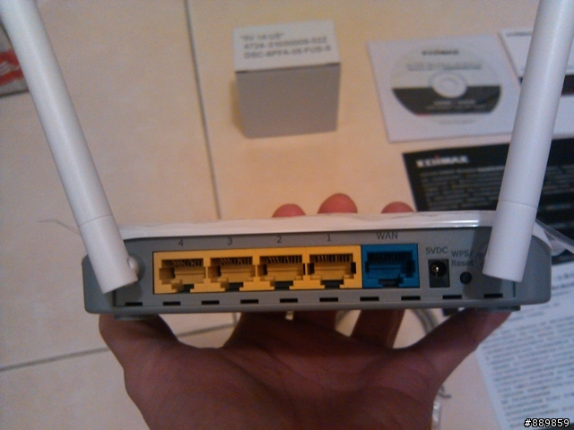 便宜的 EDIMAX_BR-6428nS 無線分享器簡單開箱 !!