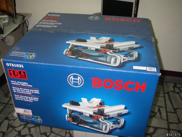 開箱~BOSCH GTS 10 J 鋸台 4/12 更新內容 4/25更新推把