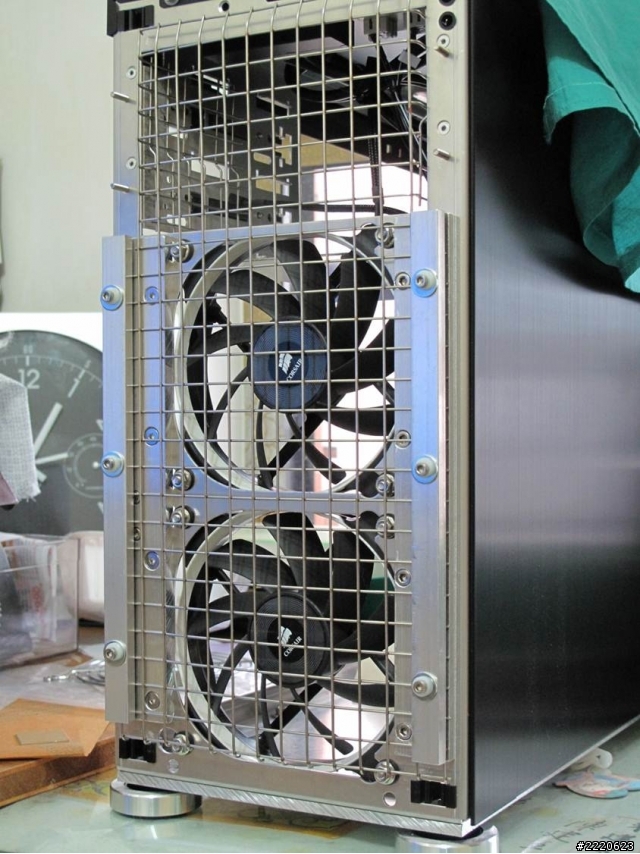 我的 PC-A04 MOD 改造~~~前面板加濾網重新設計