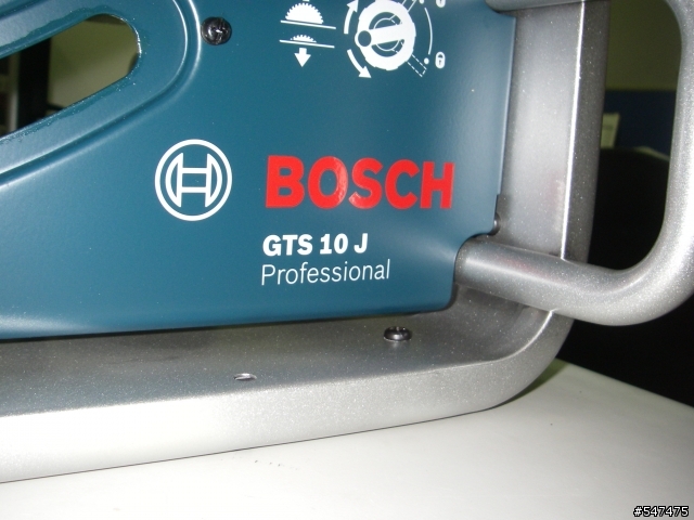 開箱~BOSCH GTS 10 J 鋸台 4/12 更新內容 4/25更新推把