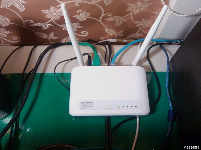 便宜的 EDIMAX_BR-6428nS 無線分享器簡單開箱 !!
