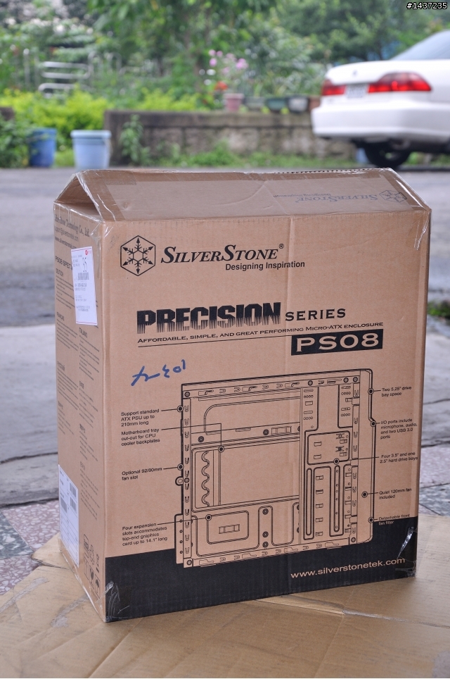 迷你輕巧 銀欣SilverStone PS08W 純白開箱 (M-ATX)