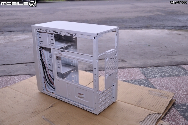 迷你輕巧 銀欣SilverStone PS08W 純白開箱 (M-ATX)