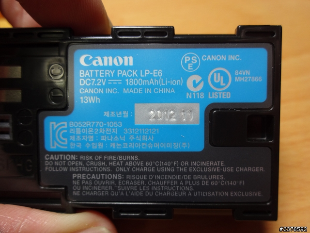 LP-E6 原廠開箱+真假辨識經驗分享