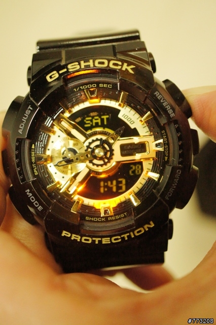 【 簡單開箱 】G-SHOCK 變形金剛黑金 GA-110GB-1A