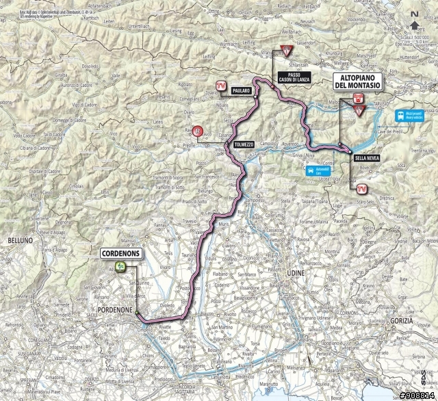 2013 Giro d'Italia(環義大賽) 第10站 Cordenons → Altopiano del Montasio, 167公里