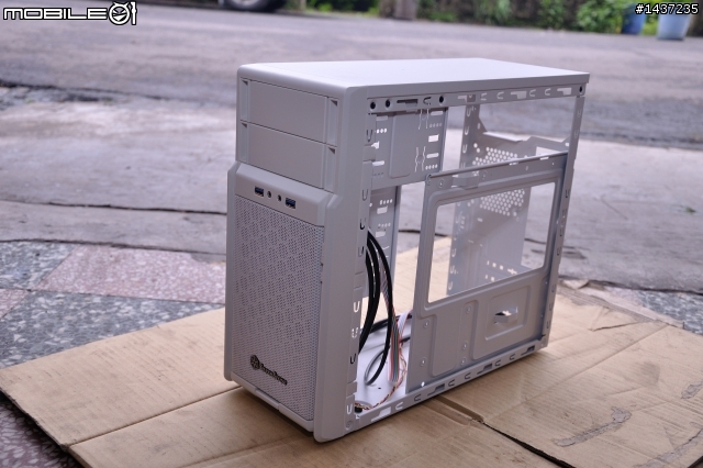 迷你輕巧 銀欣SilverStone PS08W 純白開箱 (M-ATX)