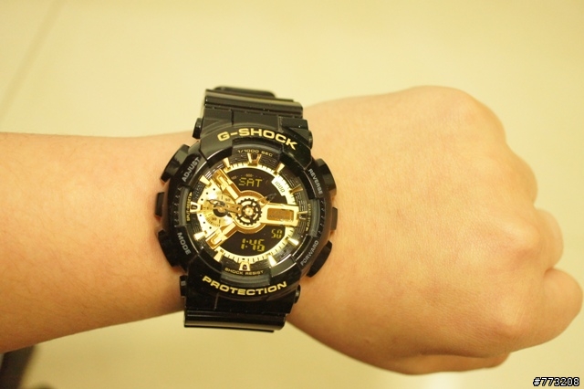 【 簡單開箱 】G-SHOCK 變形金剛黑金 GA-110GB-1A