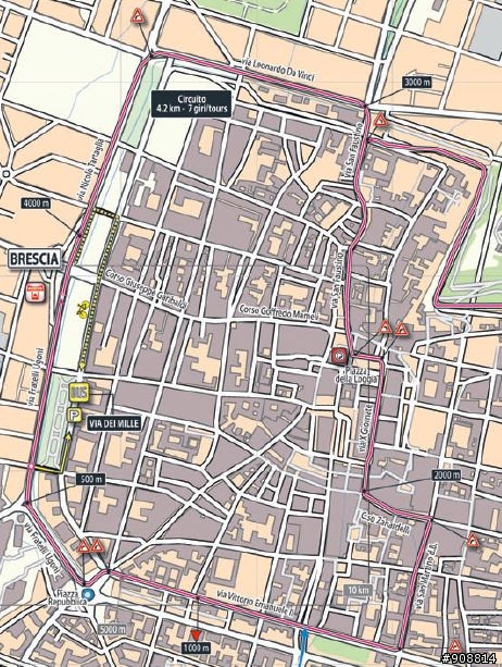 2013 Giro d'Italia(環義大賽) 第21站 Riese Pio X → Brescia, 197公里
