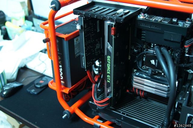 開放式露骨機殼 !! IN WIN D-Frame 機箱入手 / 新增背走線照片