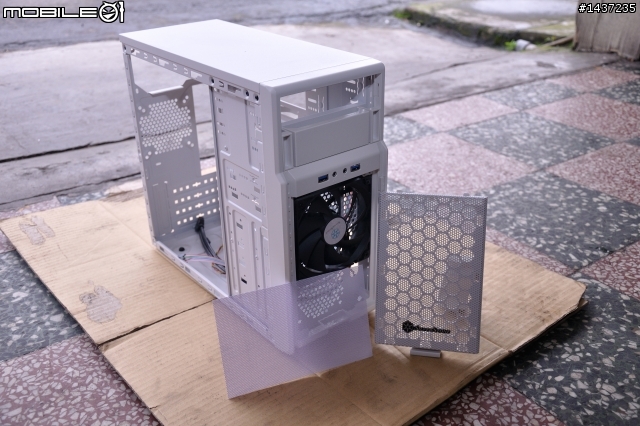 迷你輕巧 銀欣SilverStone PS08W 純白開箱 (M-ATX)