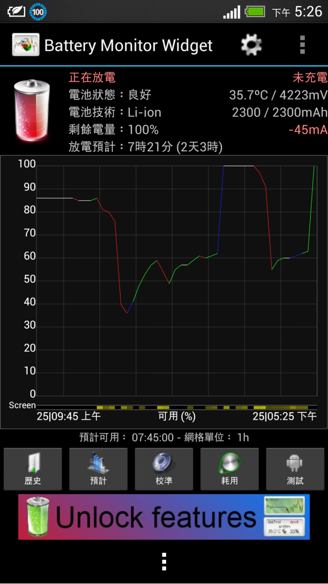 請問NEW ONE重開機後電量的問題