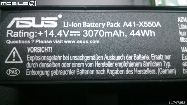【新品上市】兼顧效能, 重量, 大尺寸螢幕的好選擇 -- 實實在在的好幫手 - ASUS X550VC