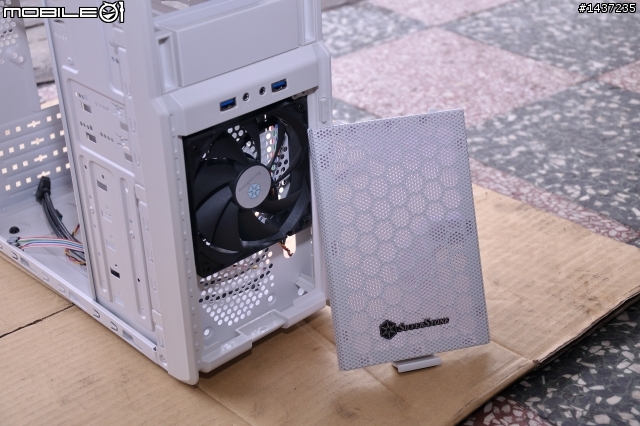 迷你輕巧 銀欣SilverStone PS08W 純白開箱 (M-ATX)