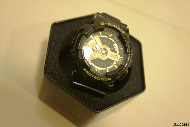 【 簡單開箱 】G-SHOCK 變形金剛黑金 GA-110GB-1A