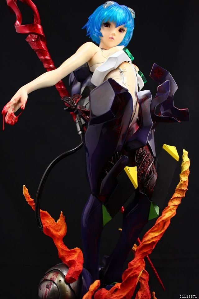 【作品分享】1/4 Rei Ayanami With Longinus