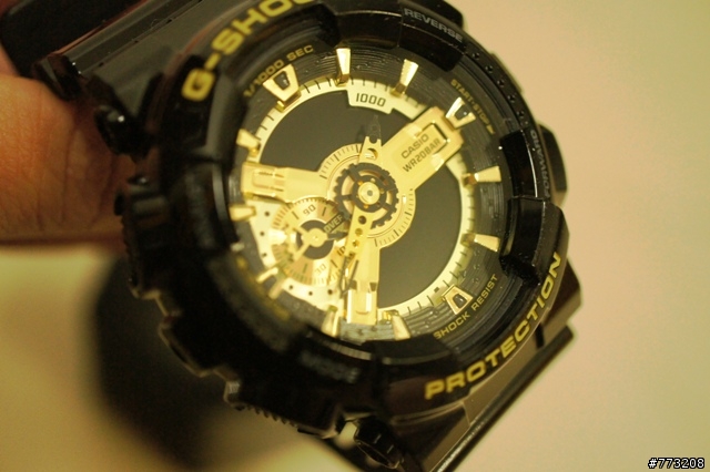【 簡單開箱 】G-SHOCK 變形金剛黑金 GA-110GB-1A