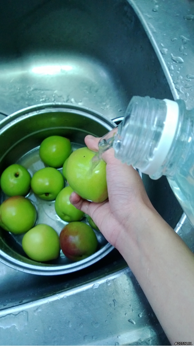 自製梅粉醃桃子 新增現切小桃子