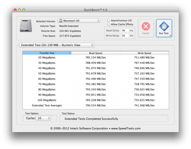 2013新款MacBook Air SSD速度爆表!!!